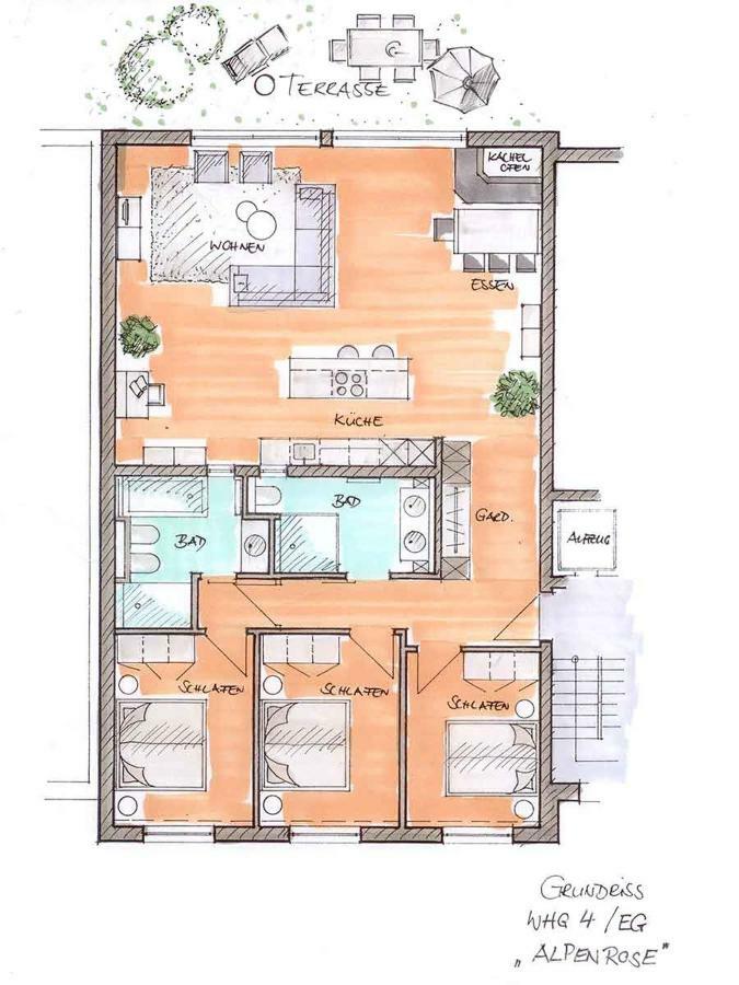 Chalet Alpenrose 134Qm Am Golfplatz אוברשטאופן מראה חיצוני תמונה